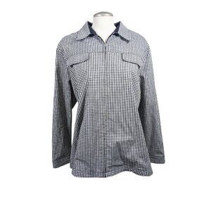 Vintage Lana Sport Plus Size 20 Blazer Jacket Womens Full Zip Pockets Cotton